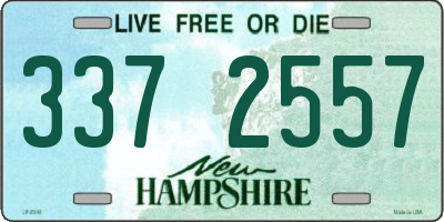 NH license plate 3372557