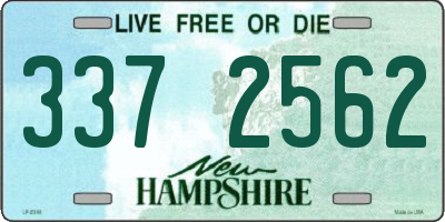 NH license plate 3372562