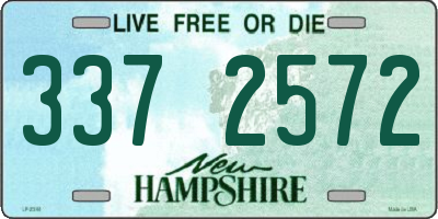 NH license plate 3372572