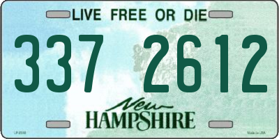NH license plate 3372612