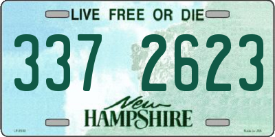 NH license plate 3372623