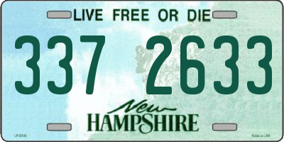 NH license plate 3372633