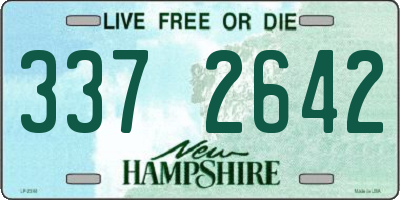 NH license plate 3372642