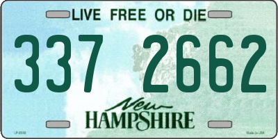 NH license plate 3372662