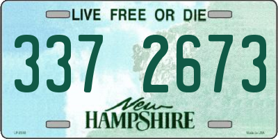 NH license plate 3372673