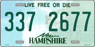 NH license plate 3372677