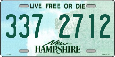 NH license plate 3372712