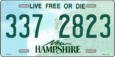 NH license plate 3372823