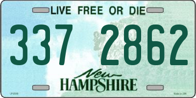 NH license plate 3372862