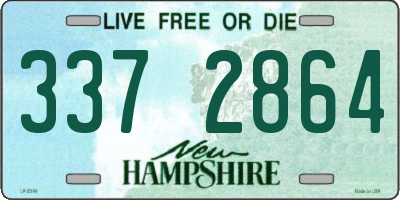 NH license plate 3372864
