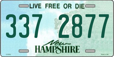 NH license plate 3372877