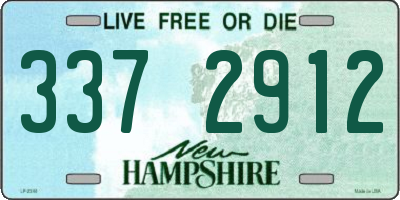 NH license plate 3372912