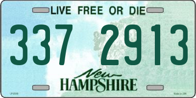 NH license plate 3372913