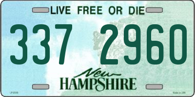 NH license plate 3372960