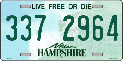 NH license plate 3372964