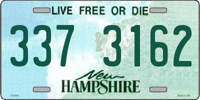 NH license plate 3373162