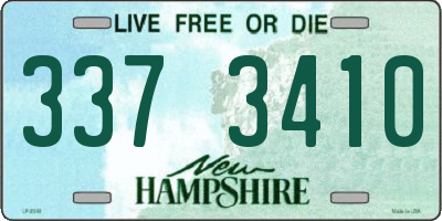 NH license plate 3373410