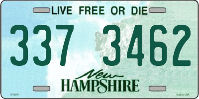 NH license plate 3373462