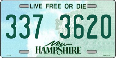 NH license plate 3373620