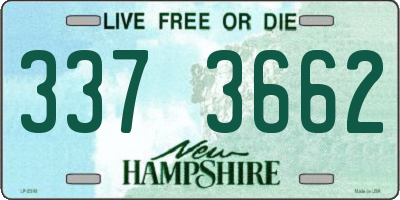 NH license plate 3373662