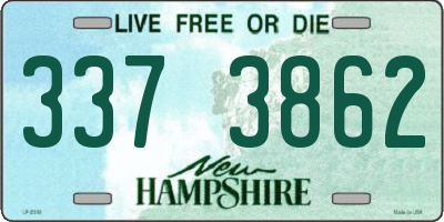 NH license plate 3373862