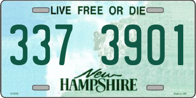 NH license plate 3373901