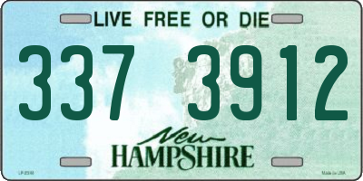 NH license plate 3373912