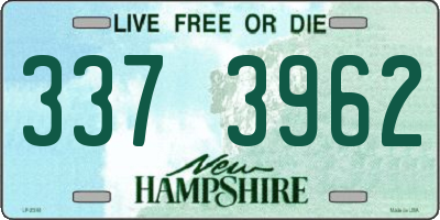 NH license plate 3373962