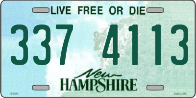 NH license plate 3374113