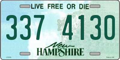 NH license plate 3374130