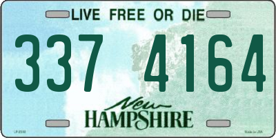NH license plate 3374164