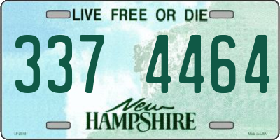 NH license plate 3374464