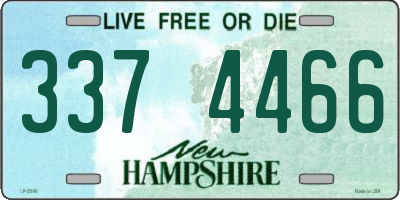 NH license plate 3374466