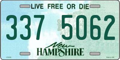 NH license plate 3375062
