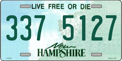 NH license plate 3375127