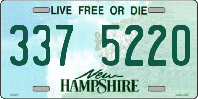 NH license plate 3375220