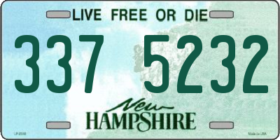 NH license plate 3375232