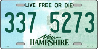 NH license plate 3375273