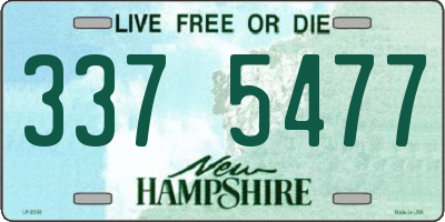 NH license plate 3375477