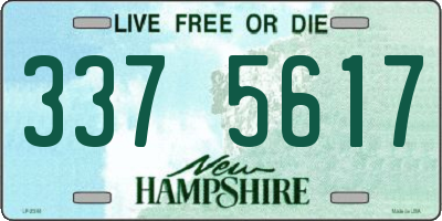 NH license plate 3375617