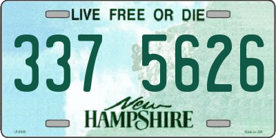 NH license plate 3375626