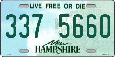 NH license plate 3375660