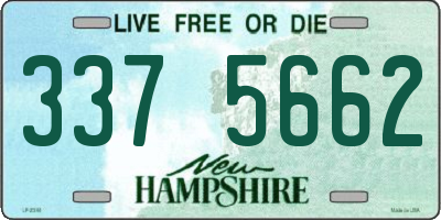NH license plate 3375662