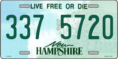 NH license plate 3375720