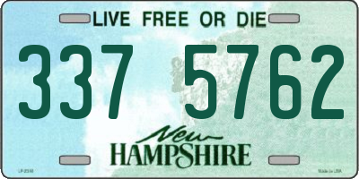 NH license plate 3375762