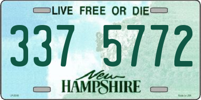 NH license plate 3375772
