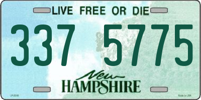 NH license plate 3375775