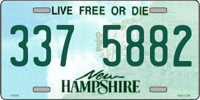NH license plate 3375882