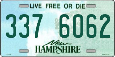 NH license plate 3376062