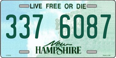 NH license plate 3376087